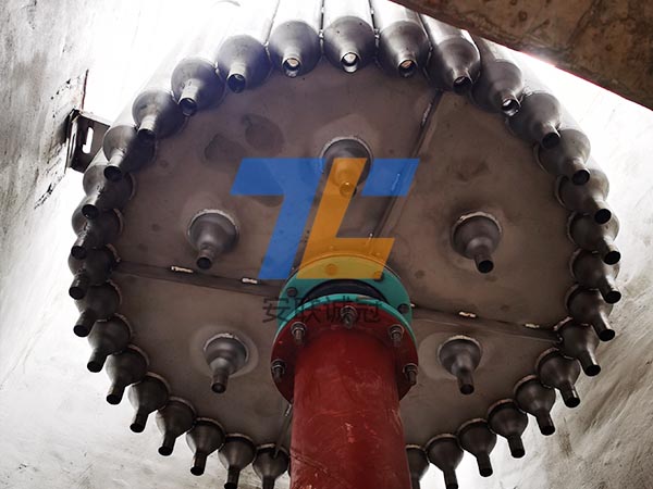 多點布水器(點對點布水器)水解酸化池中安裝案例